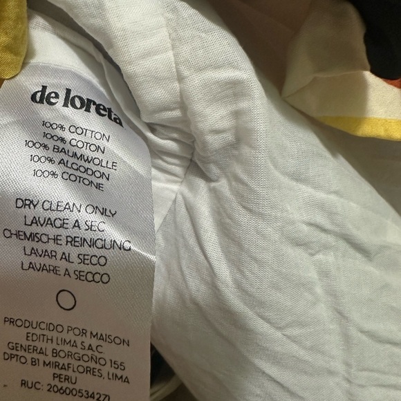 Abstract Print Blouse in Red, Black, and Yellow - Picture 9 of 10